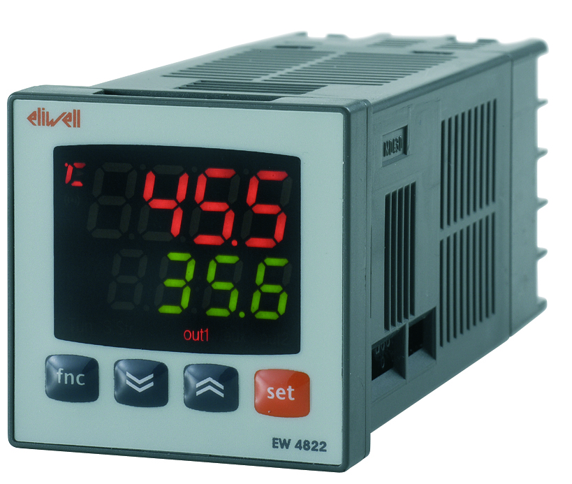 Eliwell EW 4821 Panel Mount Controller 2 Input, 3 Output Relay, SSR 240V On-Off, PID Controller