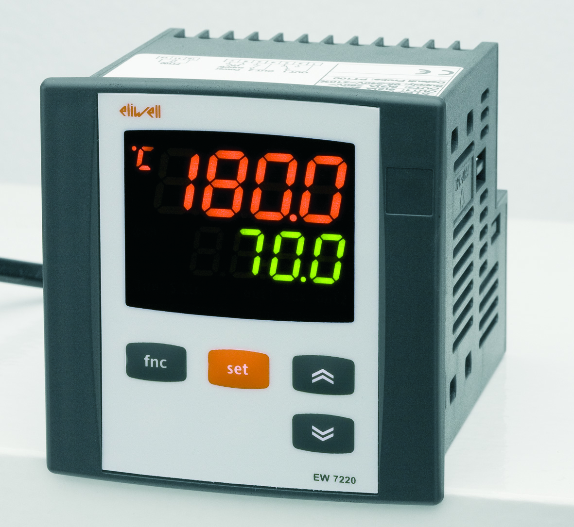 Eliwell EW7222 Panel Mount Controller 2 Input, 4 Output Relay 100V On-Off, PID Controller