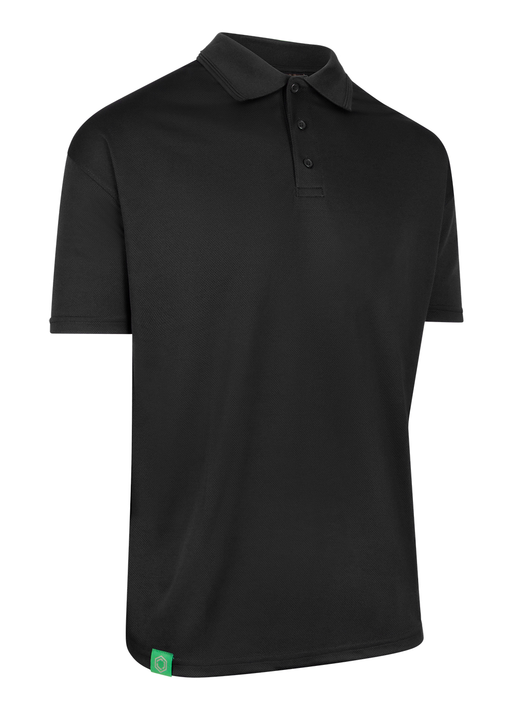 Beeswift Envirowear Black Polyester Polo Shirt S