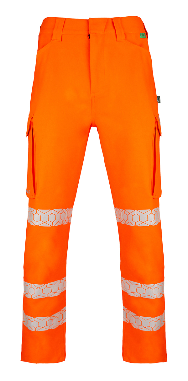 Beeswift EWCTR Hi Vis Trouser Orange 34 in Waist 33in Leg