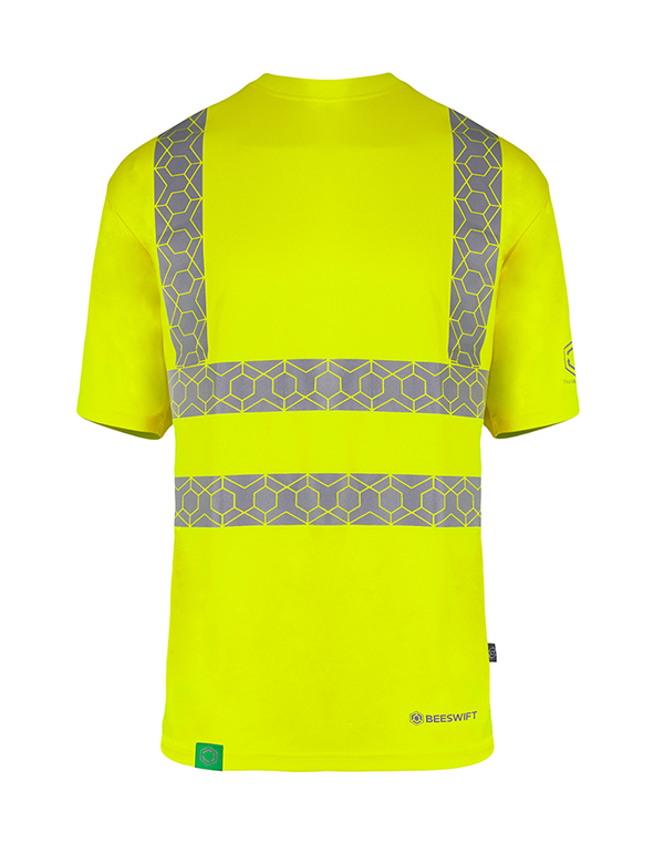 Beeswift Envirowear Saturn Yellow Unisex Hi Vis T-Shirt S/5XL