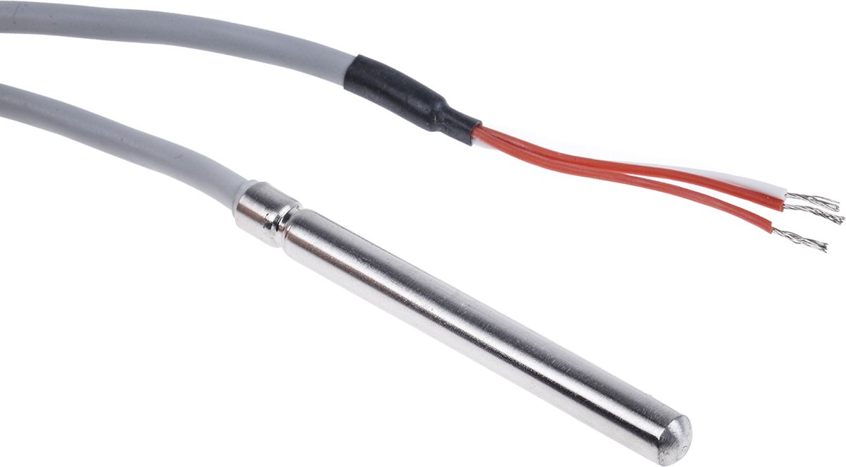 Correge PT100 RTD Sensor 6 mm Dia, 60 mm Long, 3 Wire, Classe A 200 °C Max ATEX