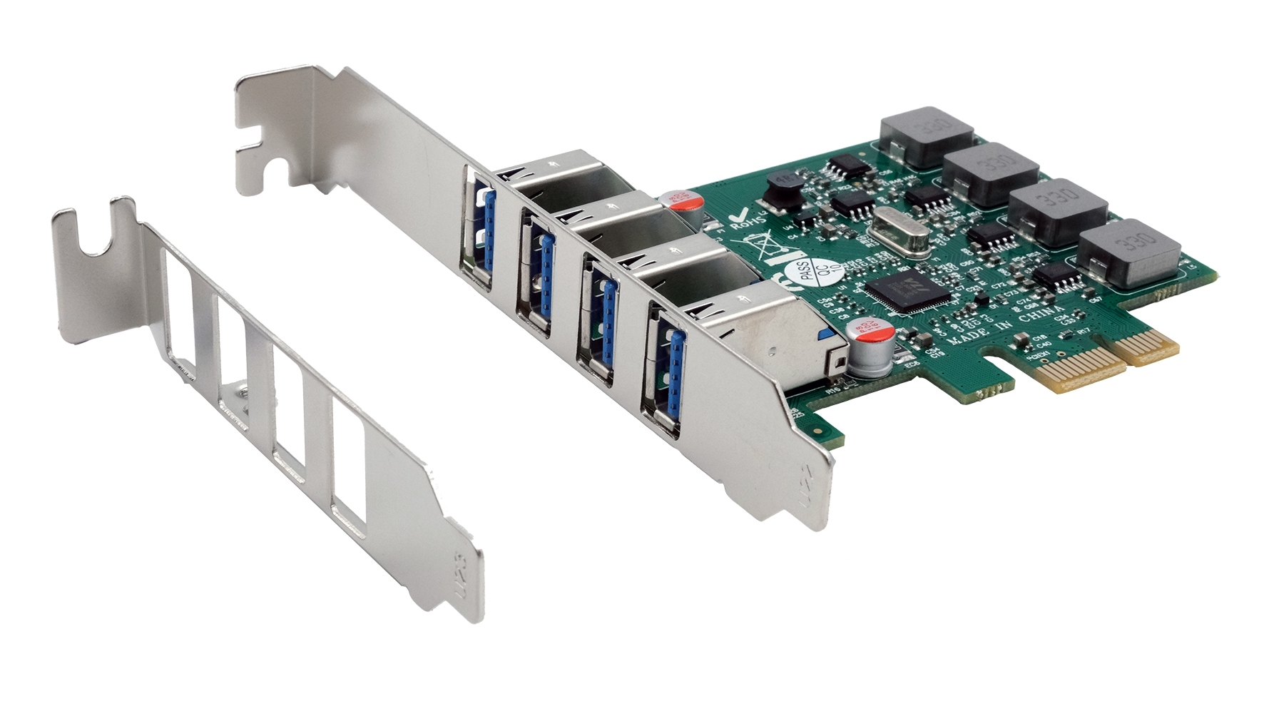 Exsys 4 Port PCIe Serial Card