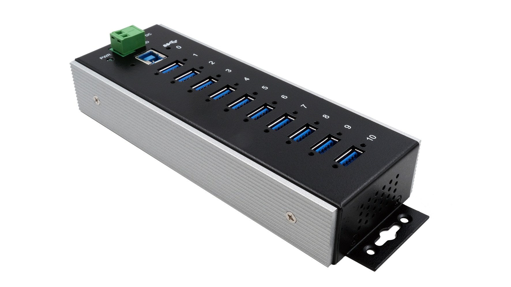 Exsys 10 Port USB 3.2 USB Hub, USB Bus Powered