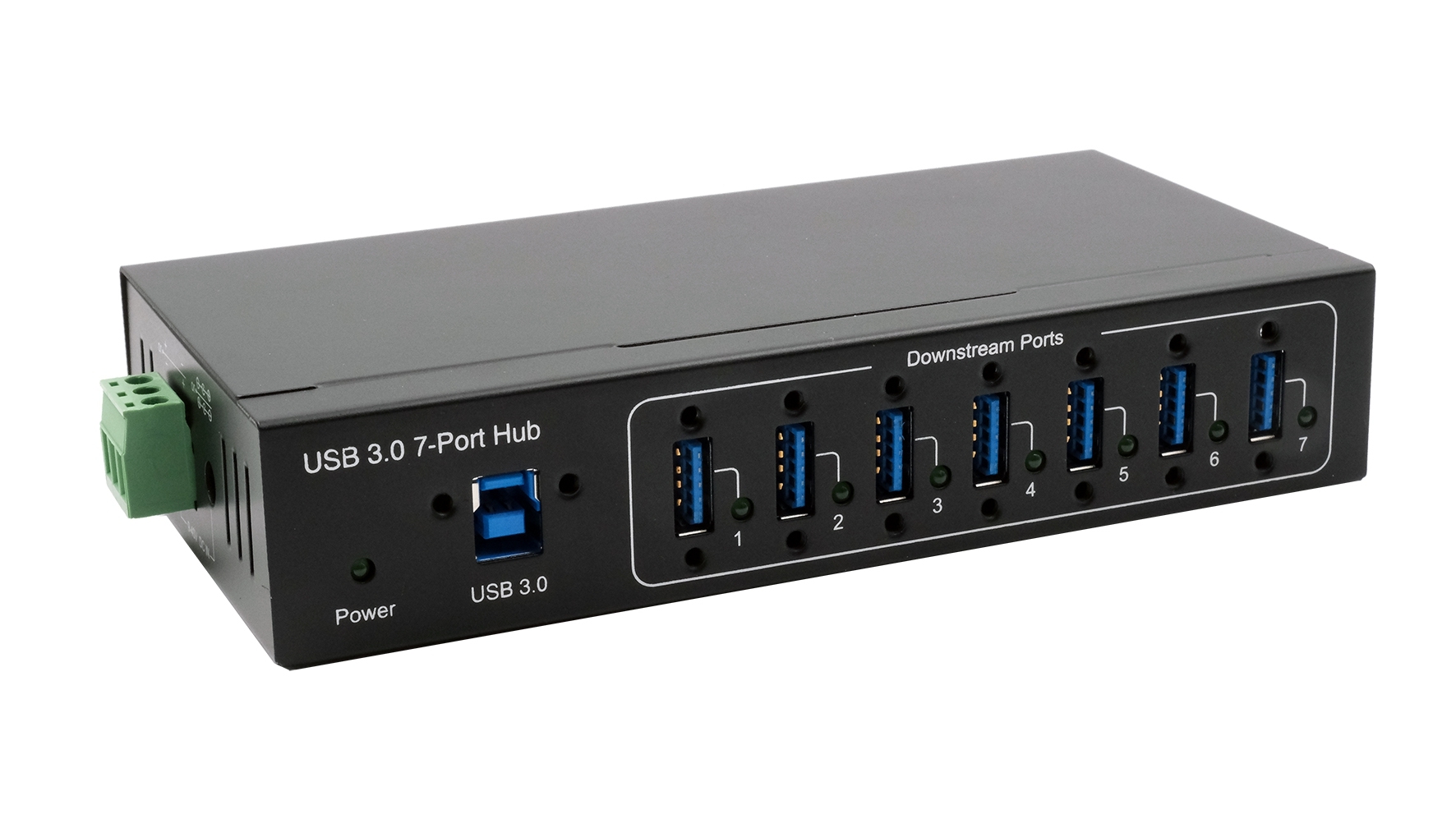 Exsys 7 Port USB 3.2 USB Hub, USB Bus Powered