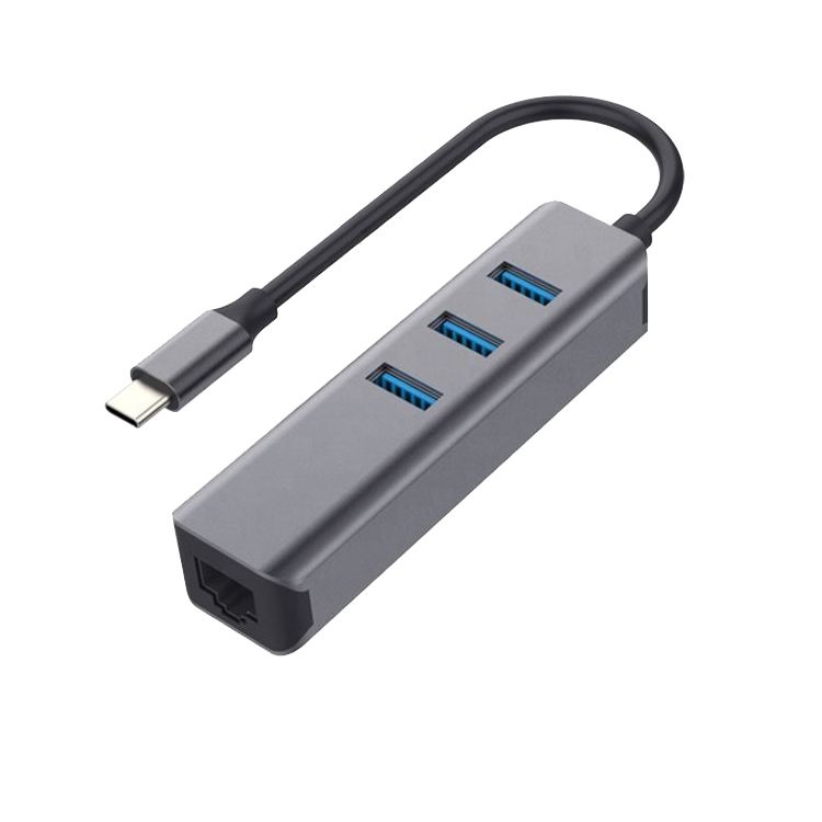 Exsys 3 Port USB 3.2 USB Hub, USB Bus Powered, 56 mm 27 mm 135mm