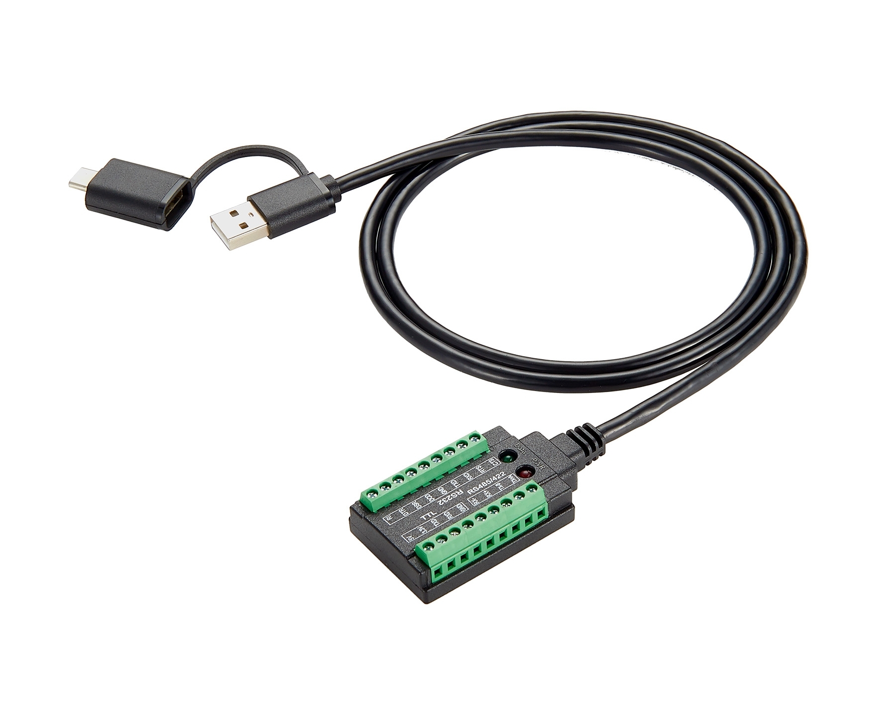 Exsys USB Cable, Male USB Type C to Male USB Type A, 1 m