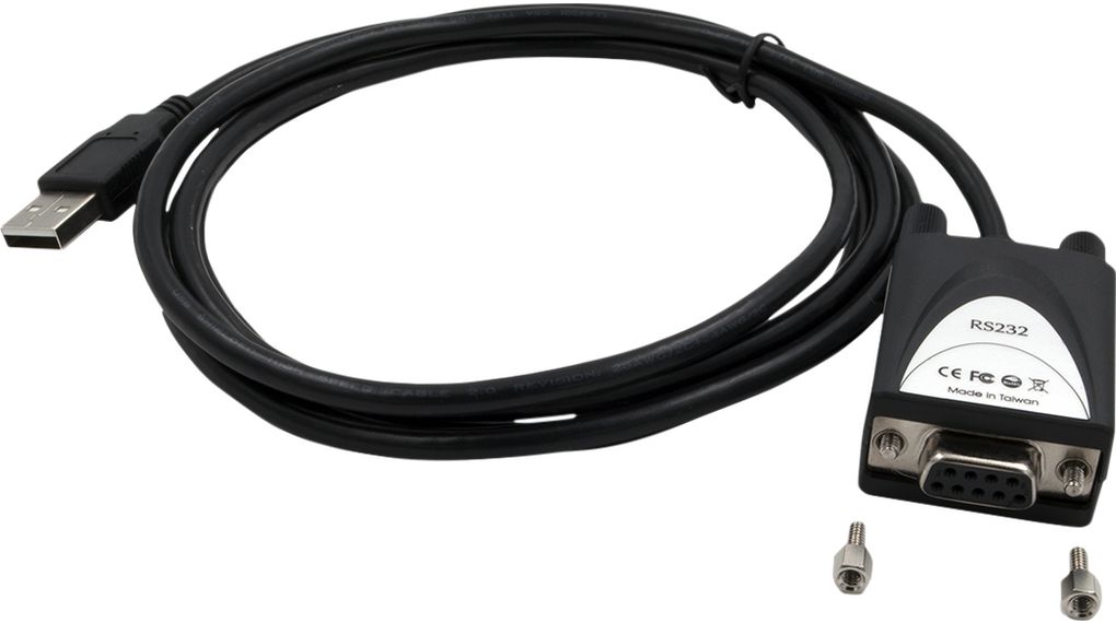Exsys Male D-Sub 9-Pin, USB Type A to Female D-Sub 9-Pin Cable, 1.8 m, EX-13 Series