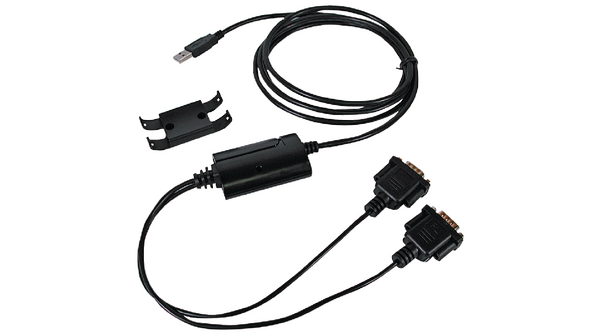 Exsys USB Type A to Male to DB9 Male Male USB Serial Cable Adapter