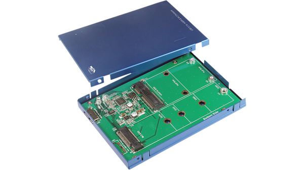 Exsys 2.5 in M.2 SATA Hard Drive Enclosure USB 3.1