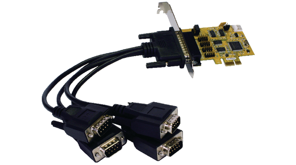 Exsys 4 Port PCIe Serial Card