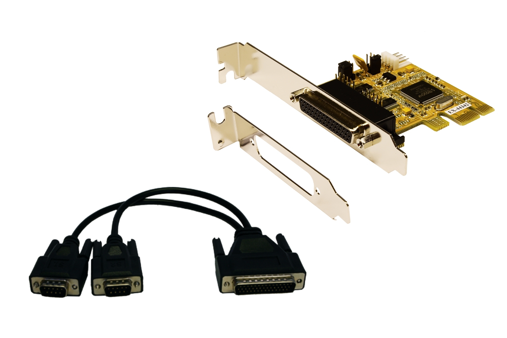 Exsys 2 Port PCIe Serial Card