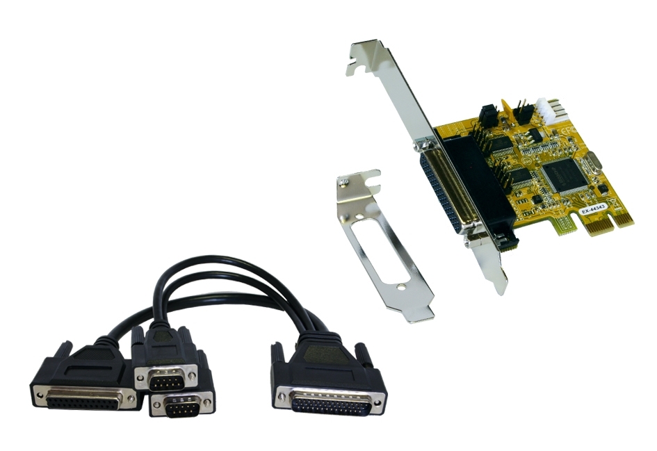 Exsys 2 Port PCIe Serial Card