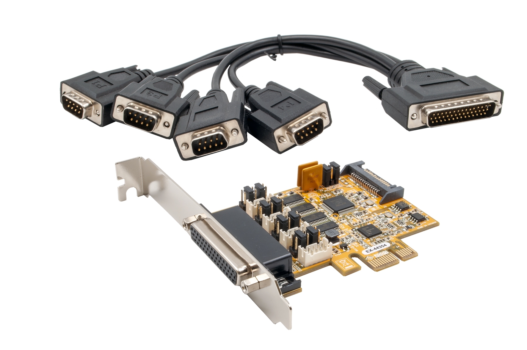 Exsys 4 Port PCIe Serial Card