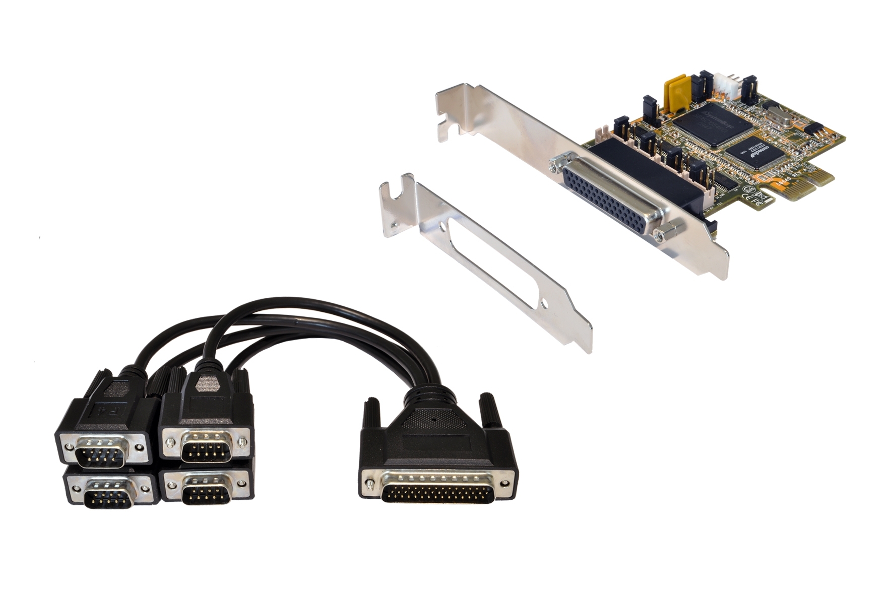 Exsys 4 Port PCIe Serial Card