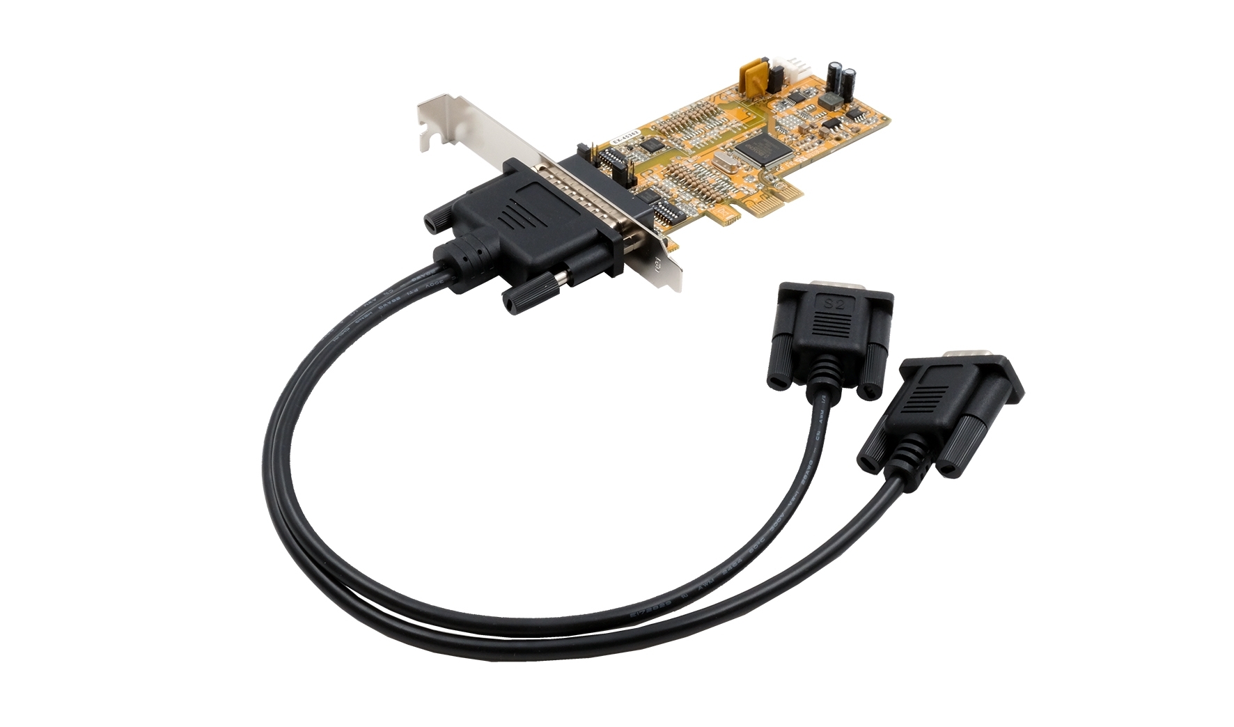 Exsys 2 Port PCIe Serial Card