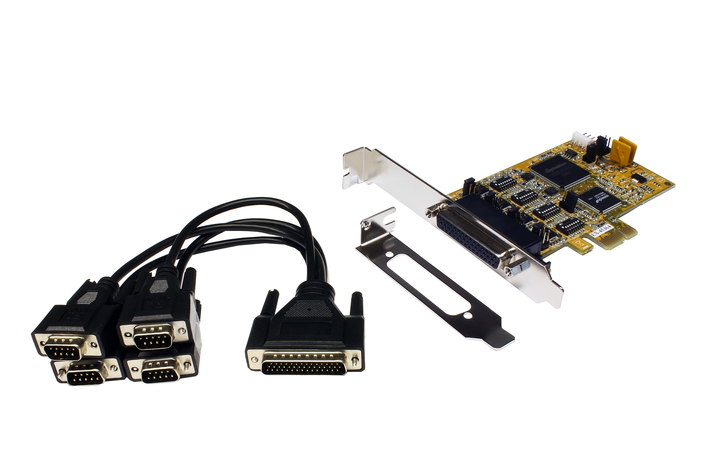 Exsys 4 Port PCIe Serial Card