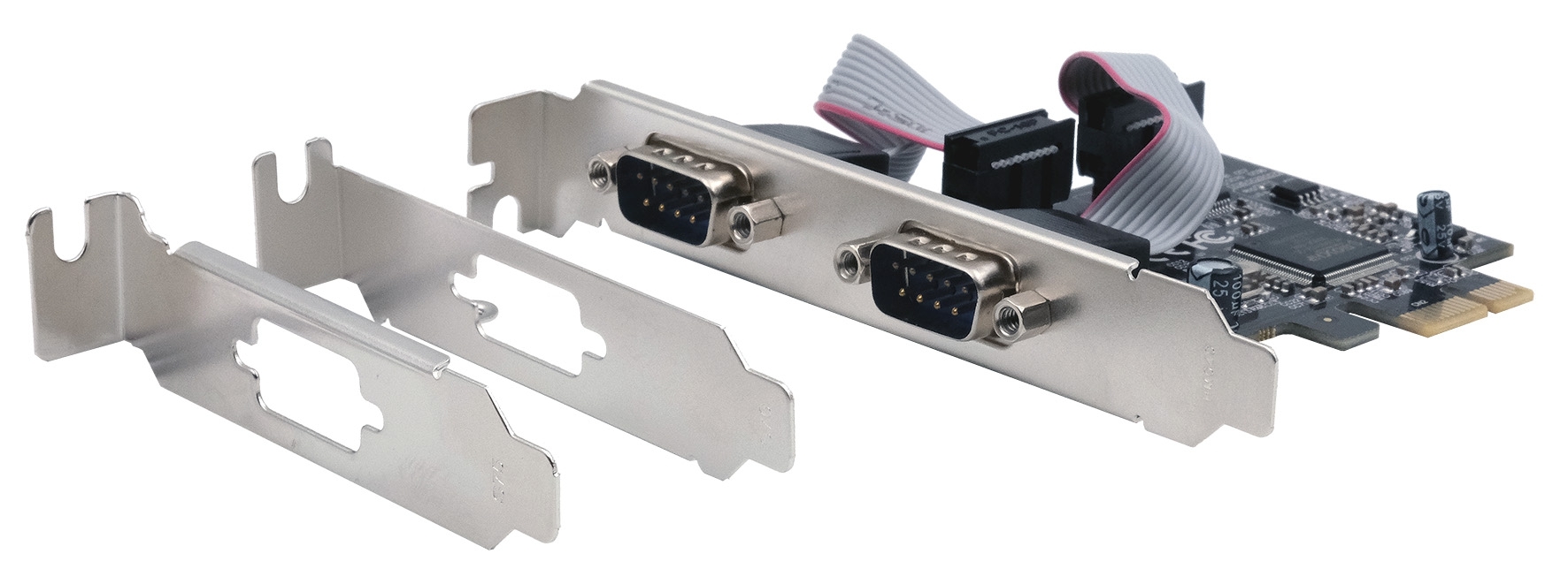 Exsys 2 Port PCIe Serial Card