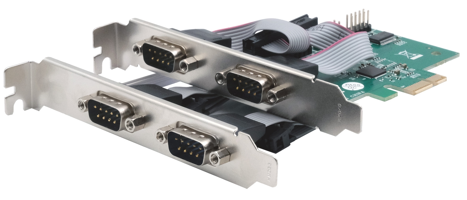 Exsys 4 Port PCIe Serial Card