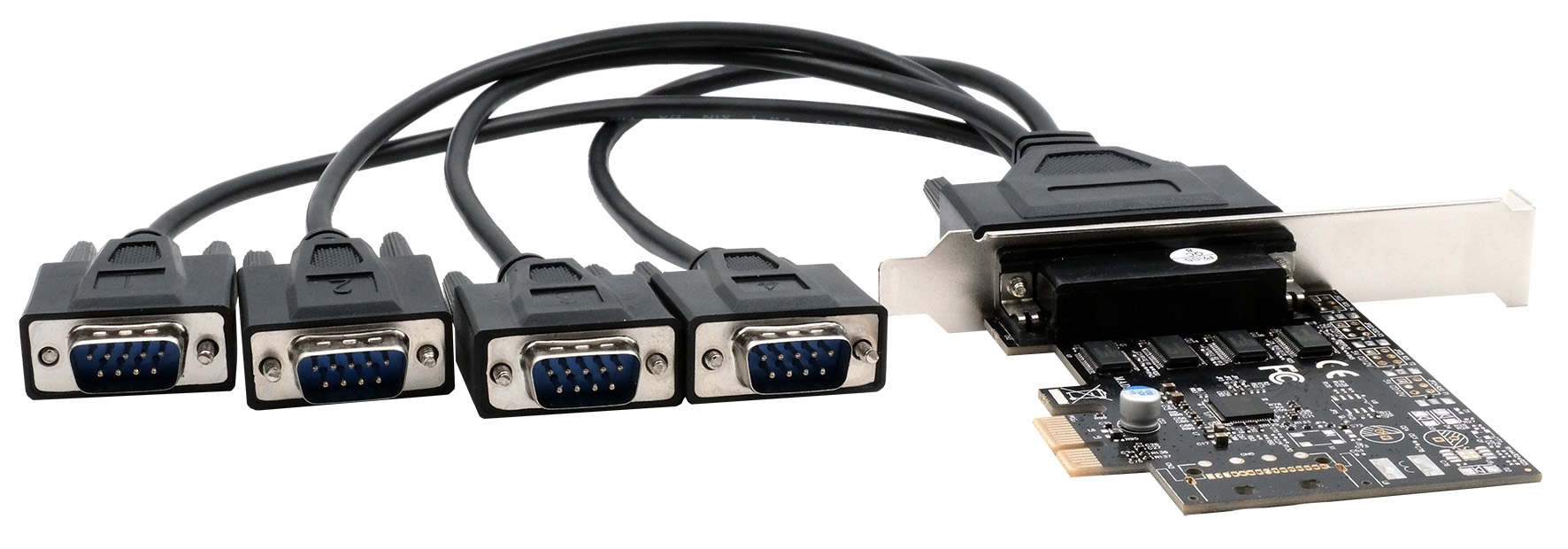 Exsys 4 Port PCIe Serial Card
