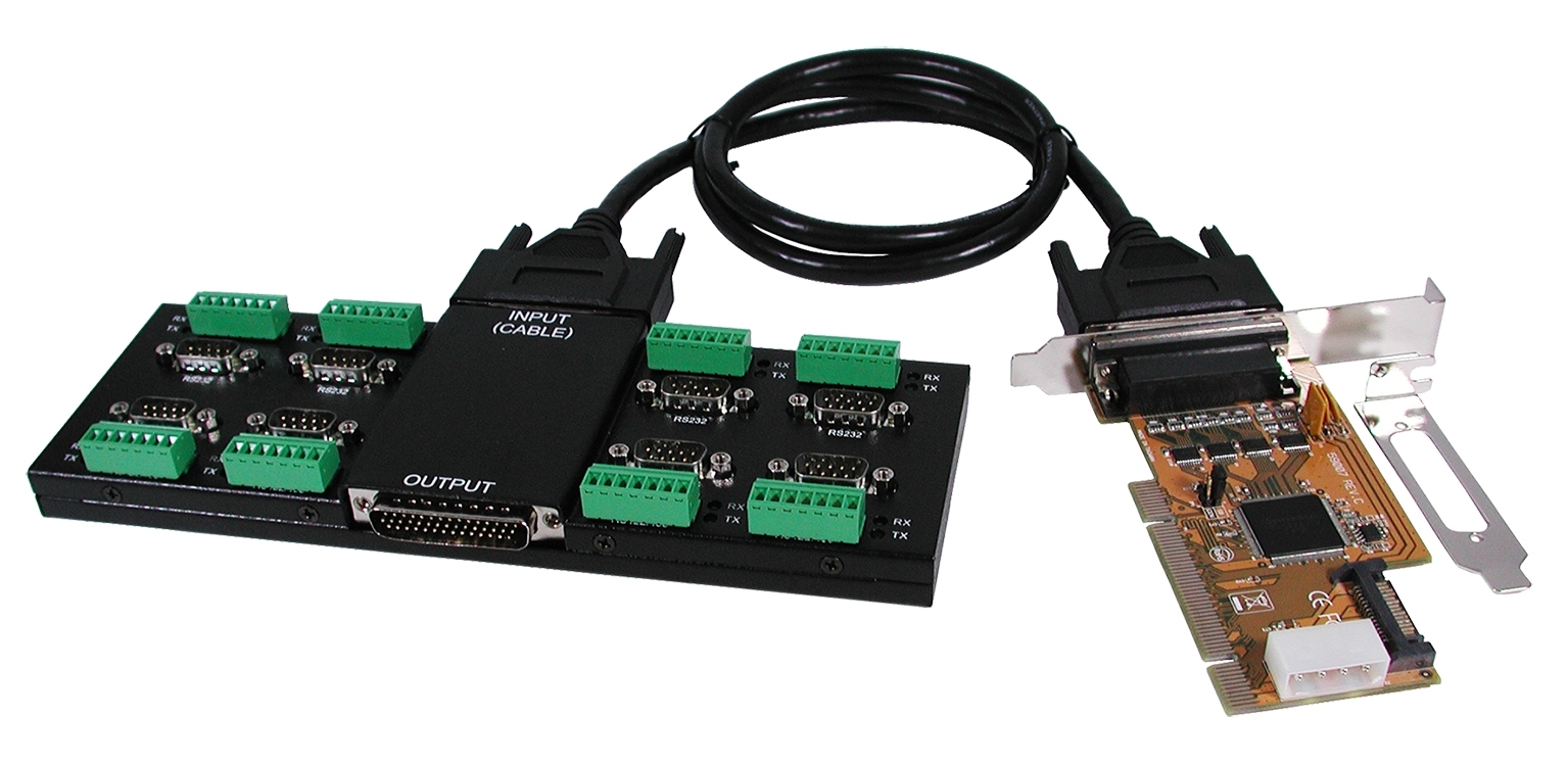 Exsys 8 Port PCI Serial Card