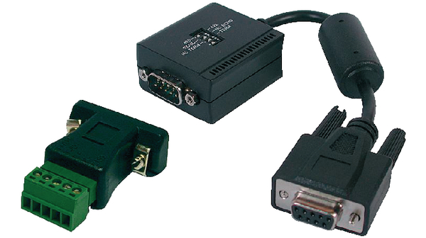 Exsys D-Sub 9-Pin to Female to DB9 Male Male Interface Converter