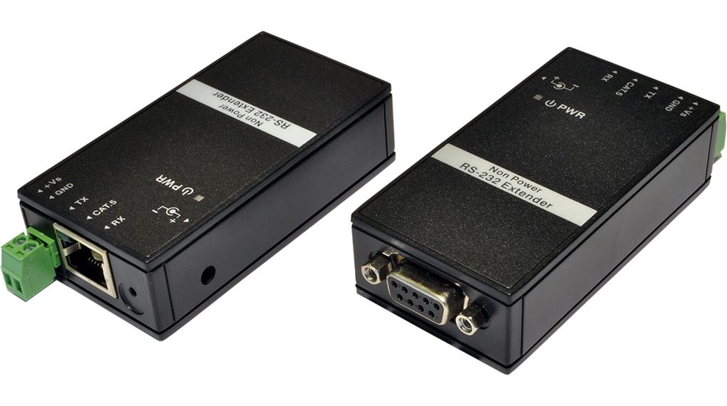 Exsys D-Sub 9-Pin to Female to RJ45 Female Interface Converter