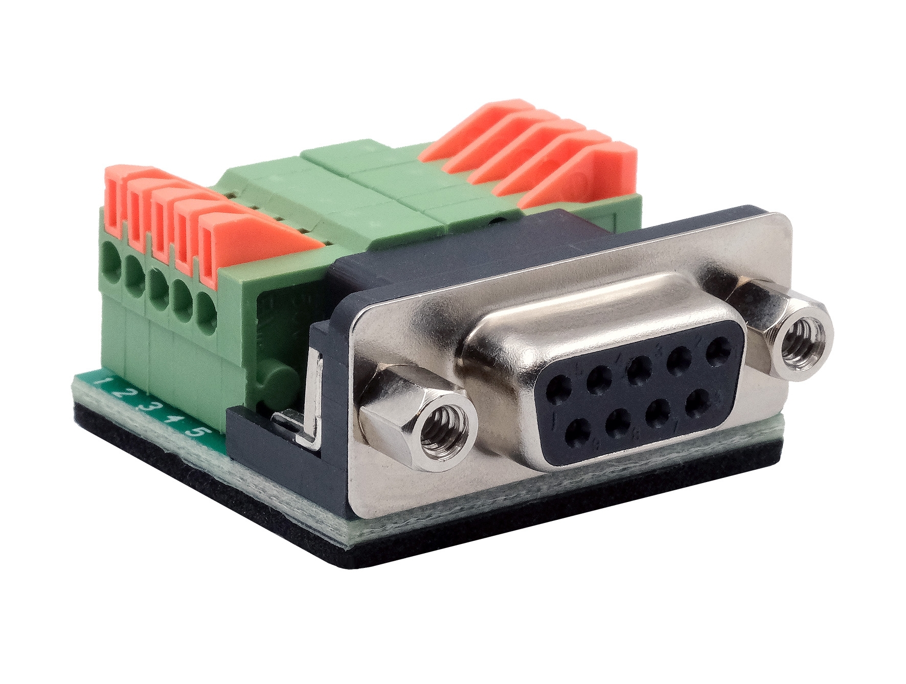 Exsys D-Sub Female to Female to Terminal Block Female Adapter