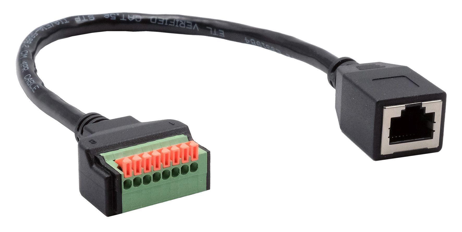 Exsys RJ45 to Female to Terminal Block Female Adapter
