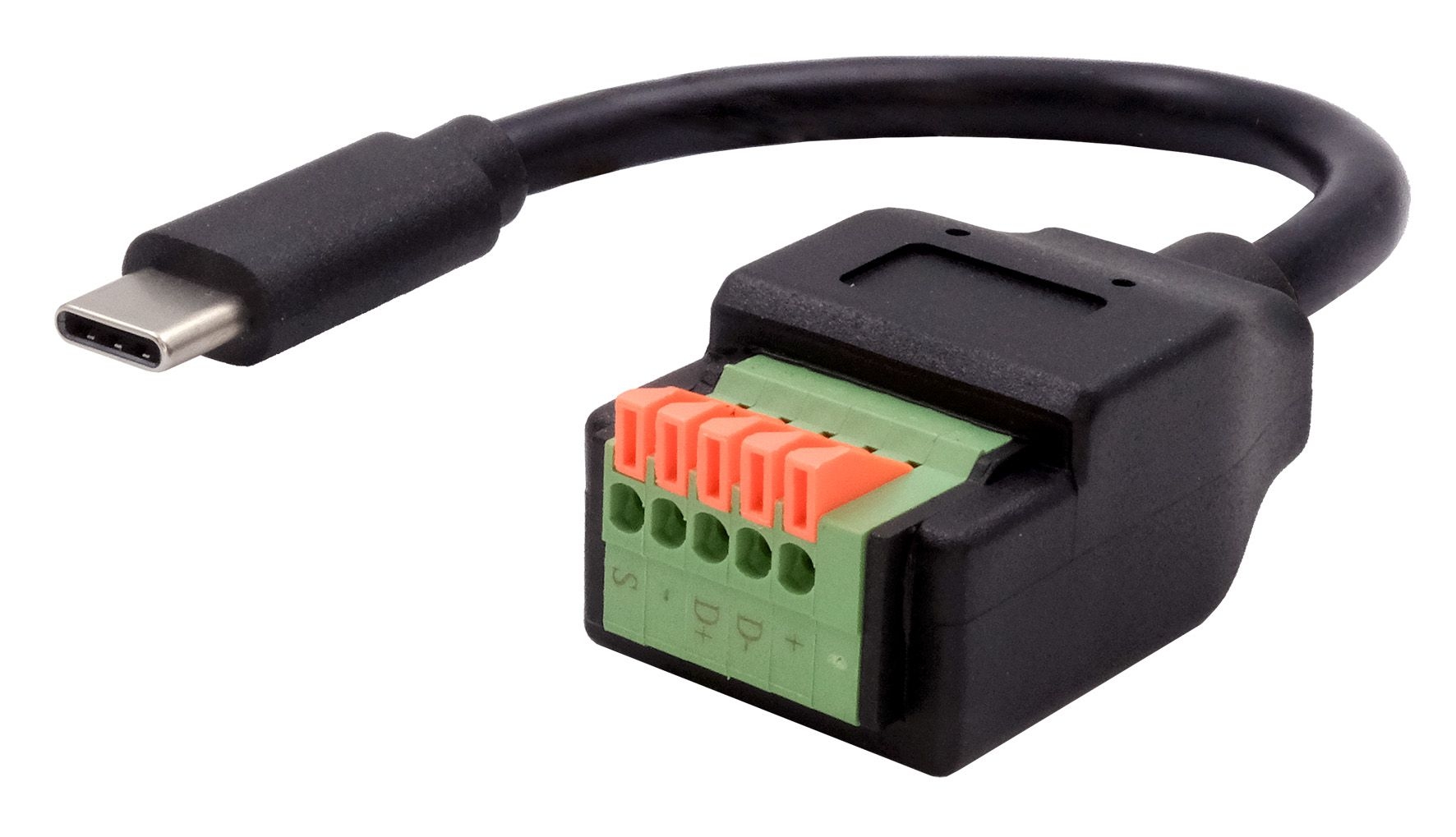Exsys USB 2.0 to Male to Terminal Block Female Adapter