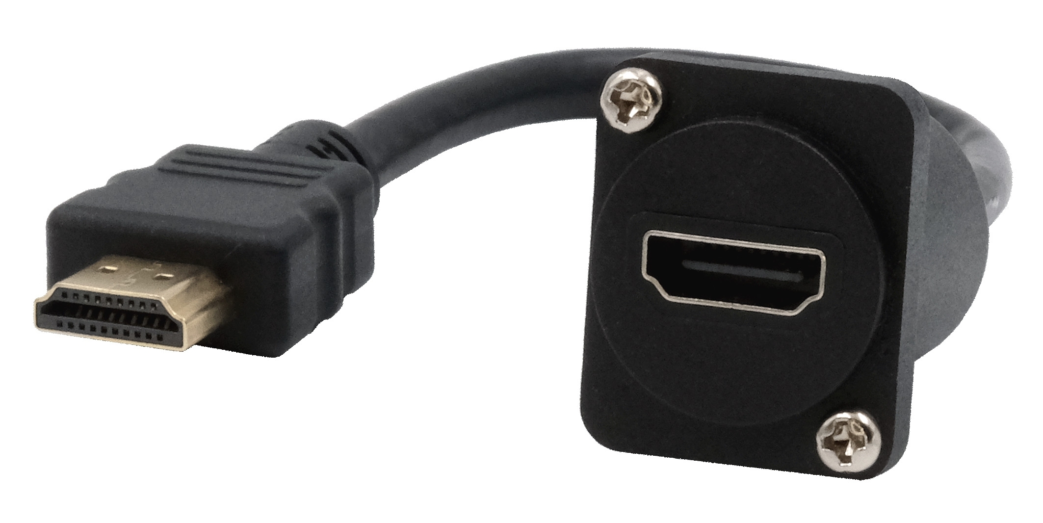 Exsys HDMI Female to Female to HDMI Male Adapter