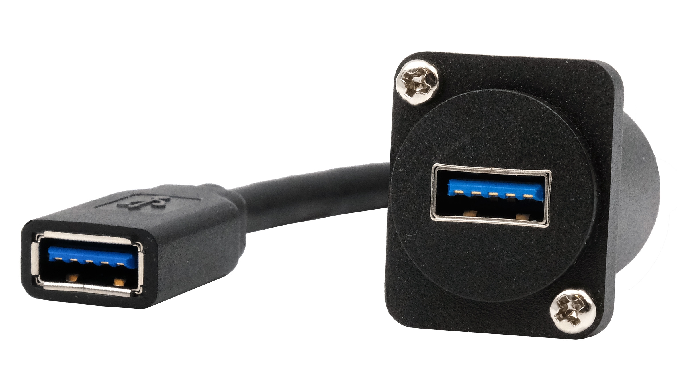 Exsys USB Type A to Female to USB Type A Female Adapter