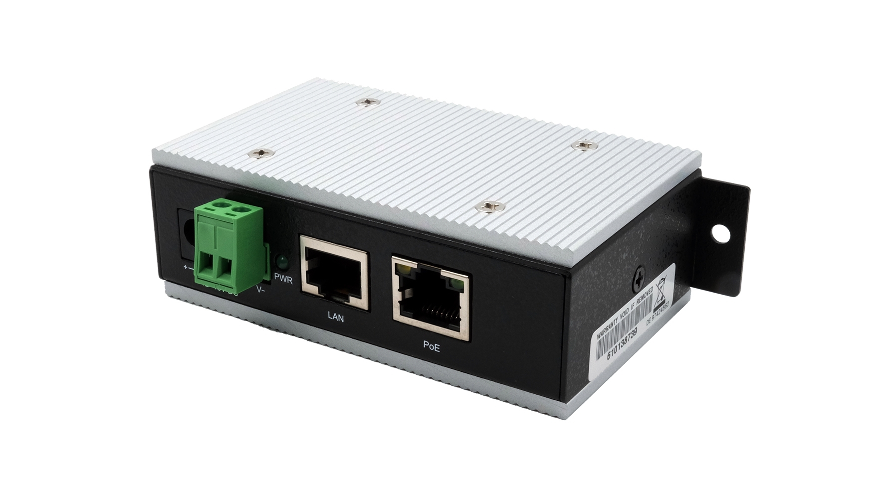 Exsys 2 Port PoE Injector, 12V, 48 V Input 25.5 W, 52V dc Output