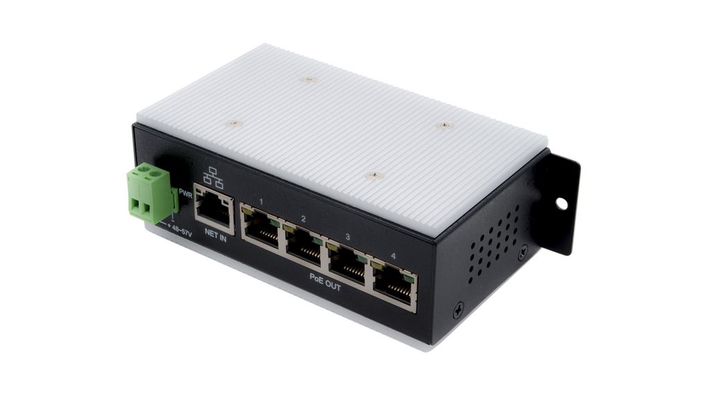 Exsys EX-6100POE Unmanaged 5 Port Ethernet Switch Power Over Ethernet
