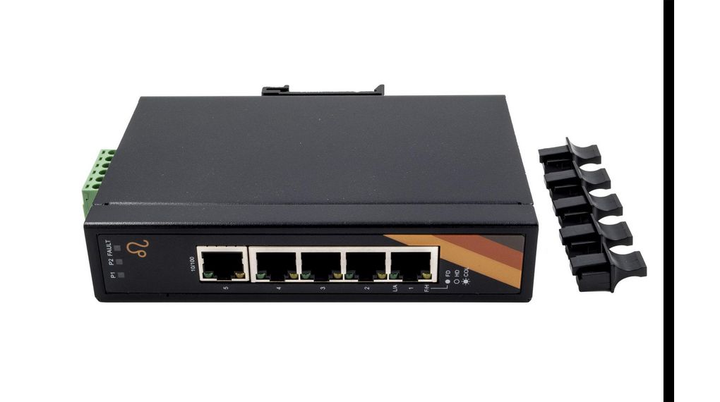 ex-6201 Exsys EX-6201 Unmanaged 5 Port Industrial Ethernet Switch