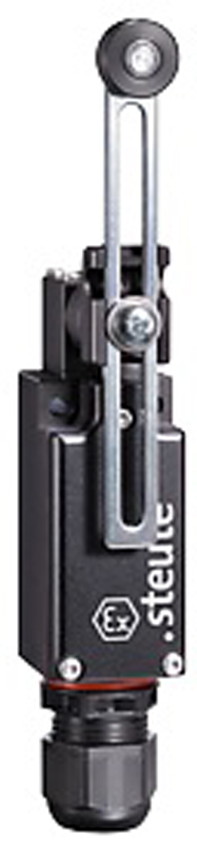 Steute Ex 97 Series Lever Limit Switch, DPST, IP66, IP67, IP69, Fibreglass Reinforced Thermoplastic Housing, 500V ac, 4A