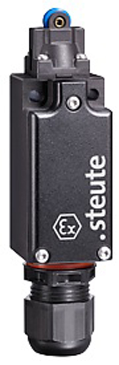 Steute Ex 97 Series Roller Plunger Limit Switch, DPST, IP66, IP67, IP69, Fibreglass Reinforced Thermoplastic Housing,