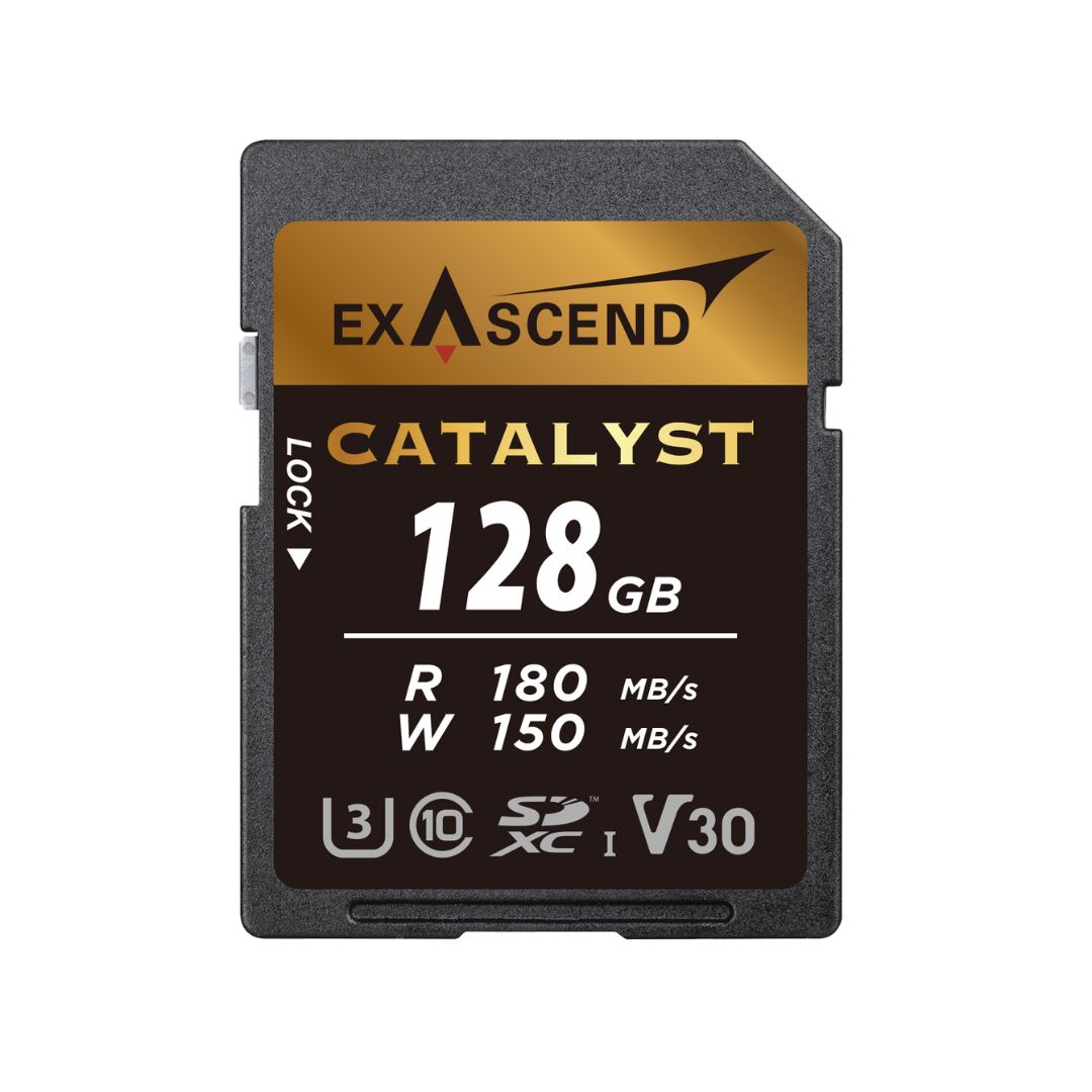 Exascend 128 GB SDXC SD Card, Class 10