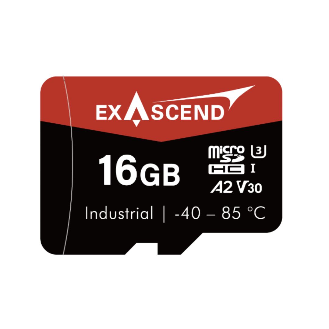Exascend Industrial Grade 16 GB MicroSDHC Micro SD Card, Class 10
