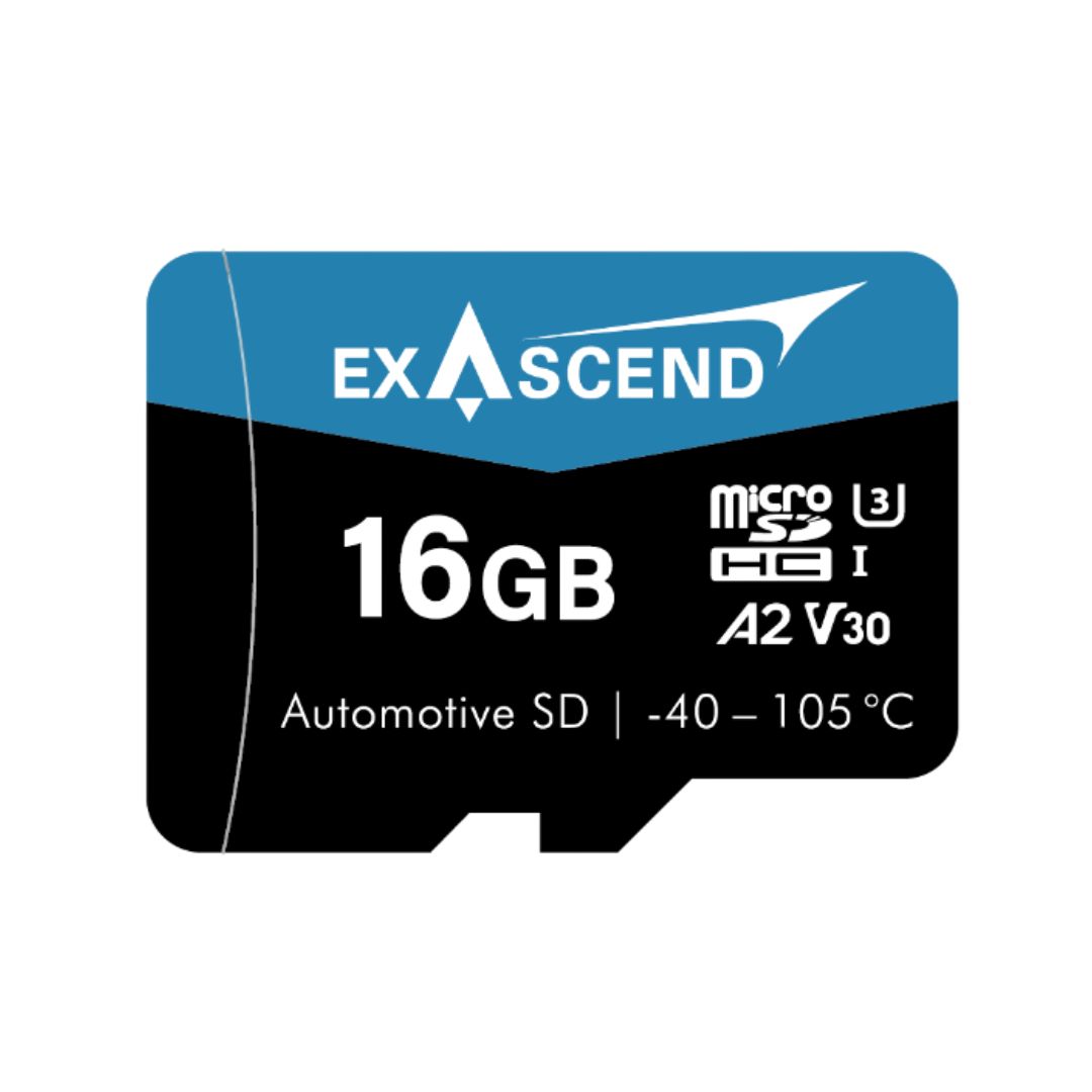 Exascend Industrial Grade 16 GB MicroSDHC Micro SD Card, Class 10