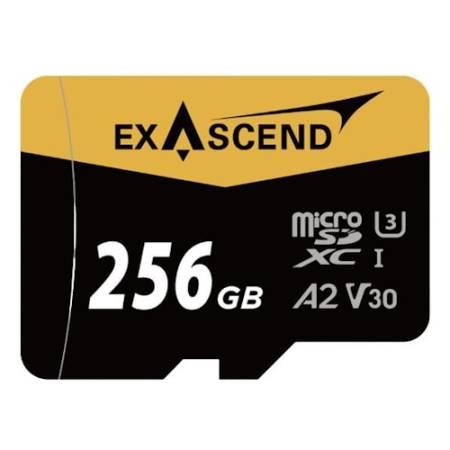 Exascend 256 GB MicroSDXC SD Card, Class 10