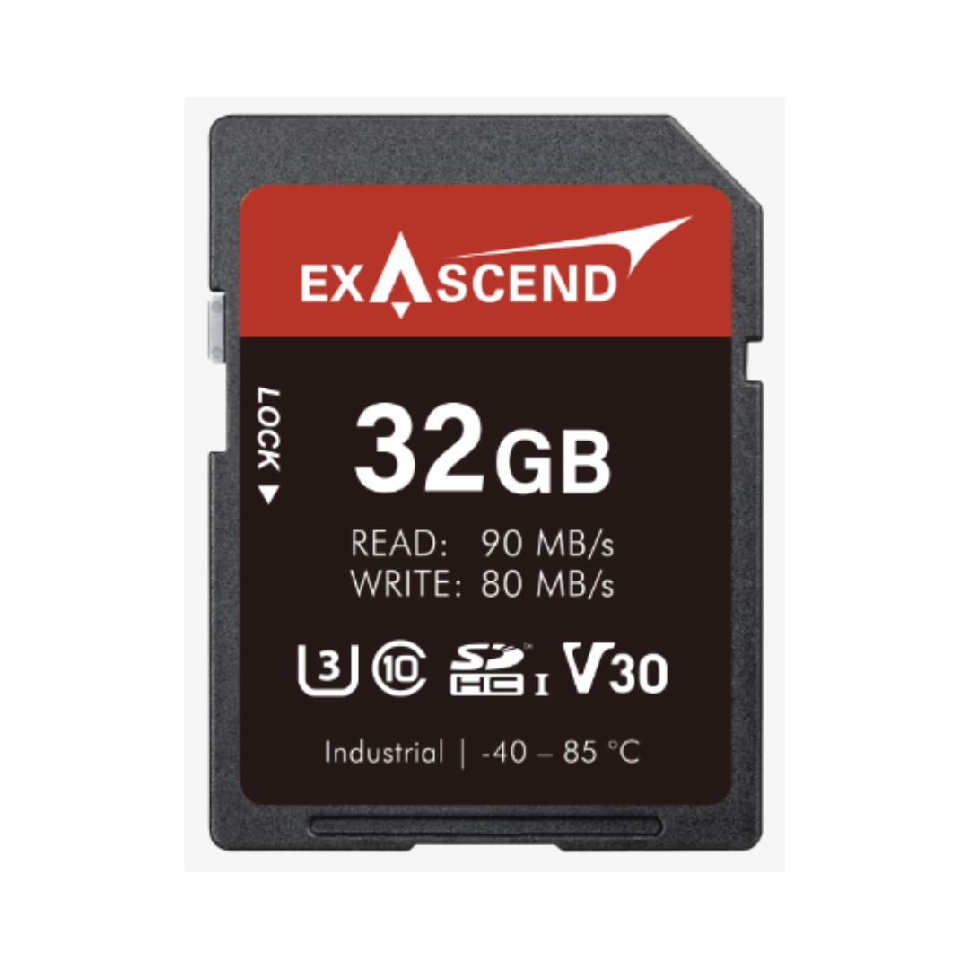 Exascend 32 GB Industrial Grade SDHC SD Card, Class 10