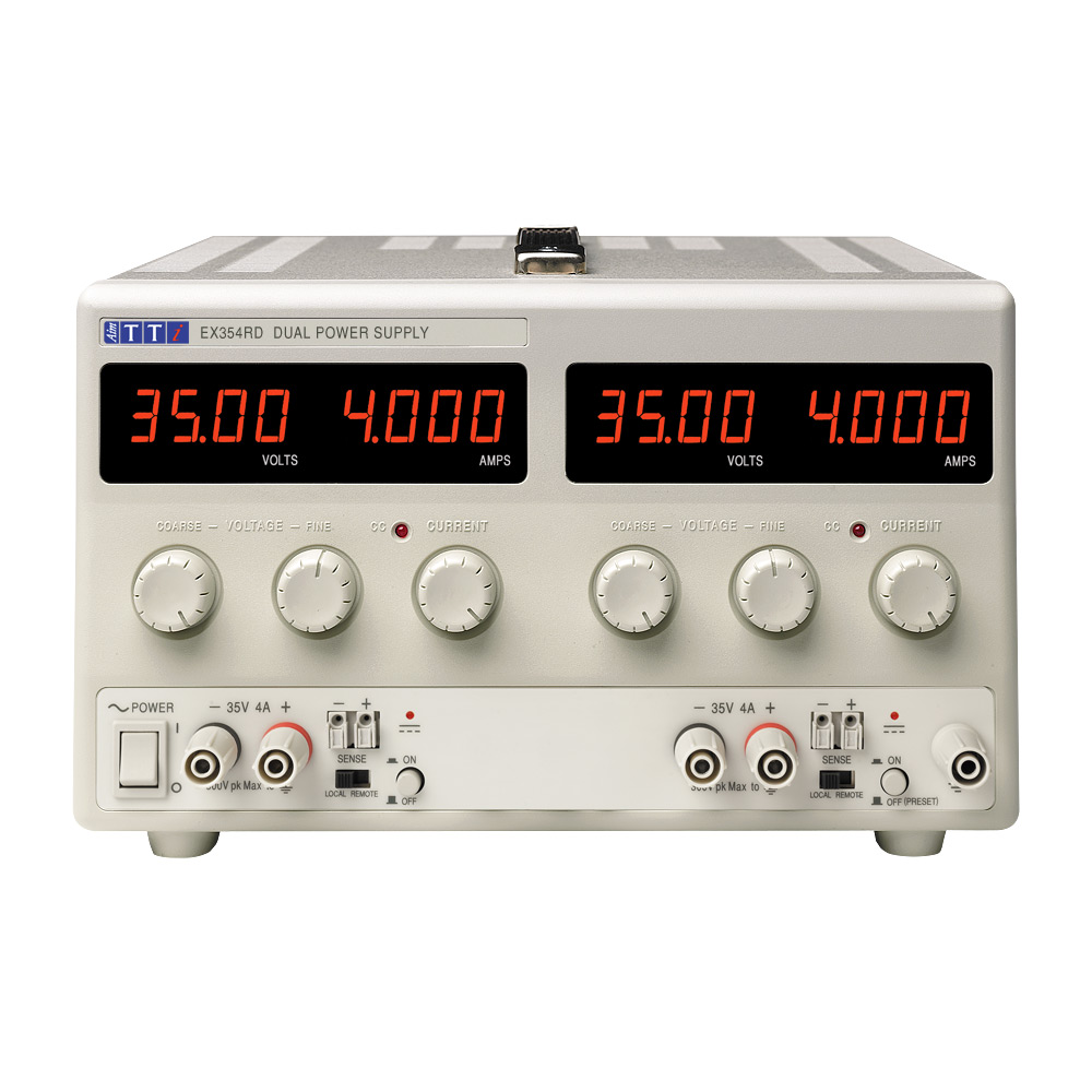 Aim-TTi Digital Bench Power Supply, 2-Output 0 V ac to  35V, 280 W, 4 A Max, RSCAL