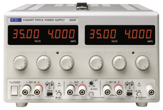 Aim-TTi Digital Bench Power Supply, 3-Output 0 V ac to  35V, 305 W, 4 A Max, UKAS