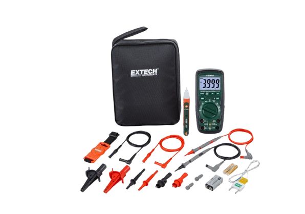 Extech EX505A Heavy Duty Industrial Multimeter Multimeter Kit, UKAS
