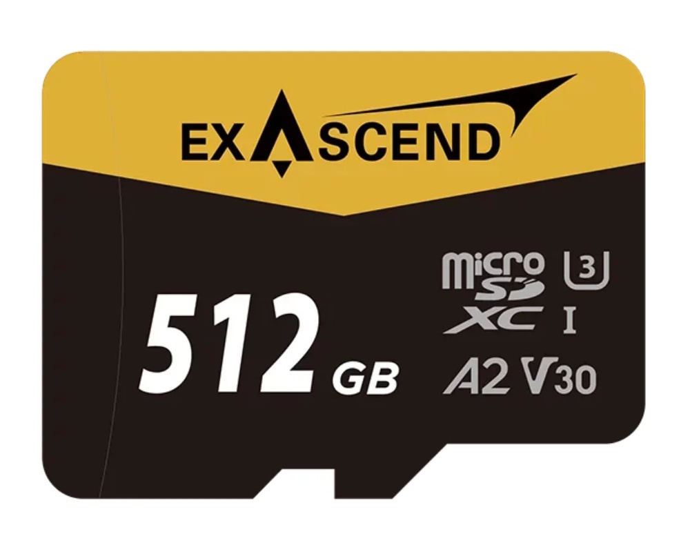 Exascend 512 GB MicroSDXC SD Card, Class 10