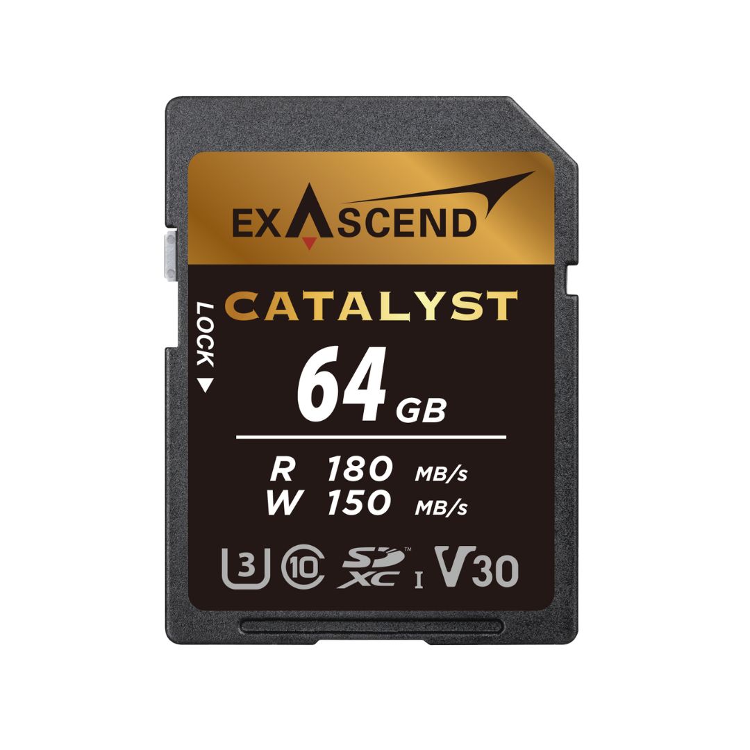 Exascend 64 GB SDXC SD Card, Class 10