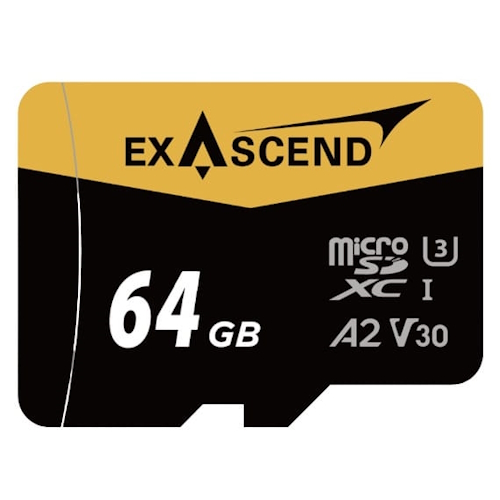 Exascend 64 GB MicroSDXC Micro SD Card, Class 10