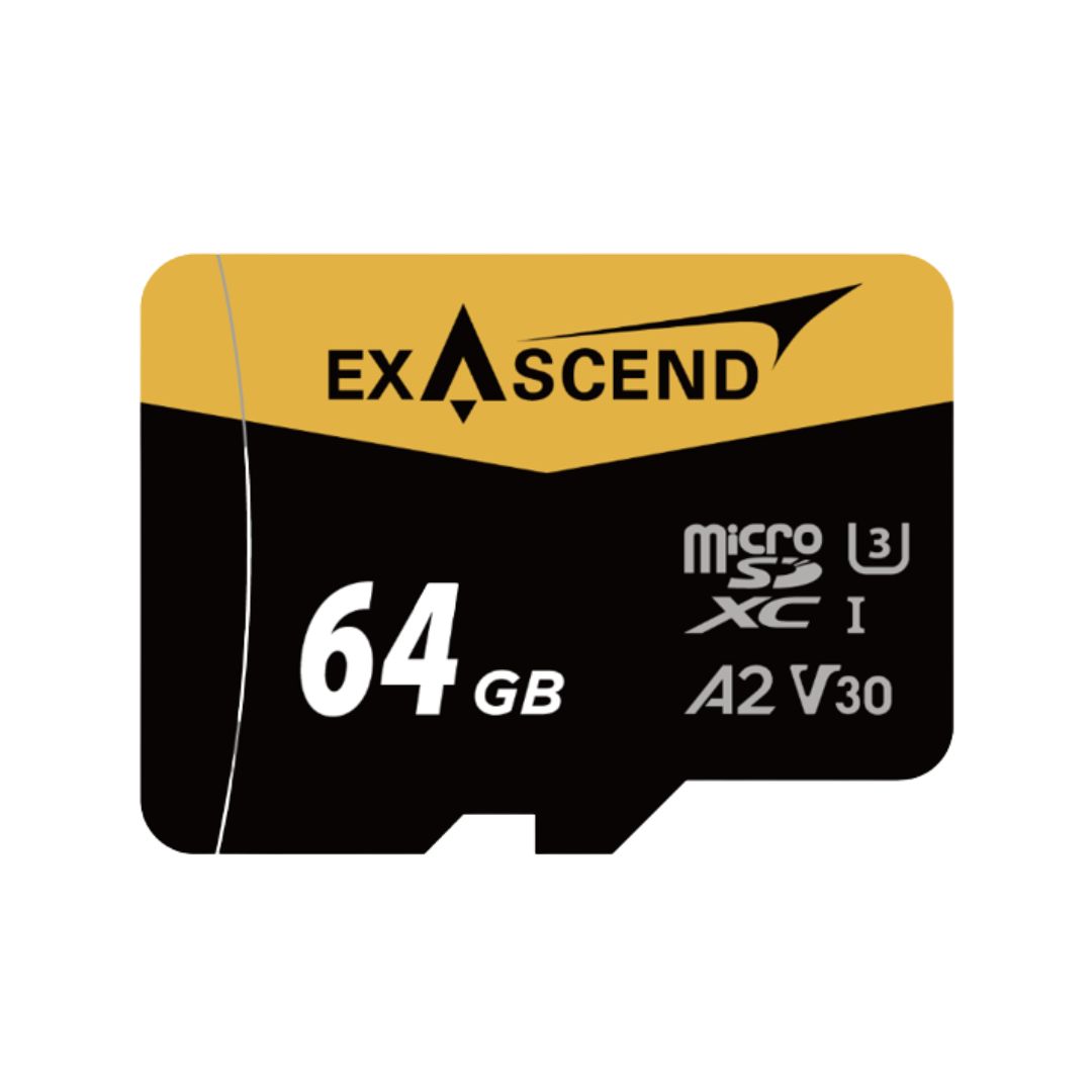 Exascend 64 GB MicroSDXC Micro SD Card, Class 10