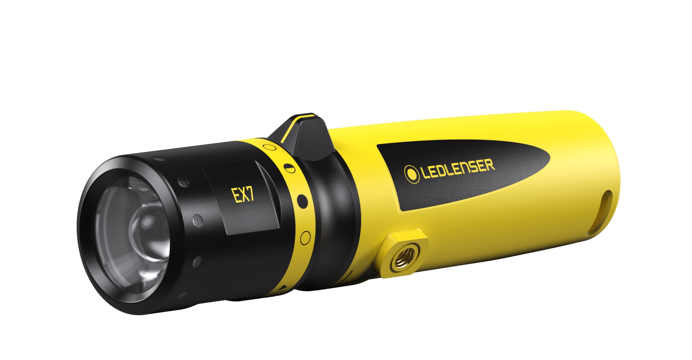 LEDLENSER IECEx, ATEX LED Torch Yellow 200 lm, 161 mm